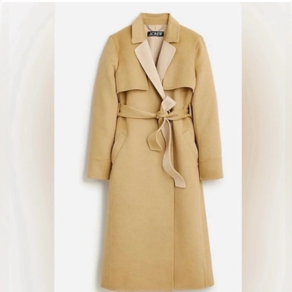J Crew Harriet Trench Coat | Khaki Honey | Women’s Size XL